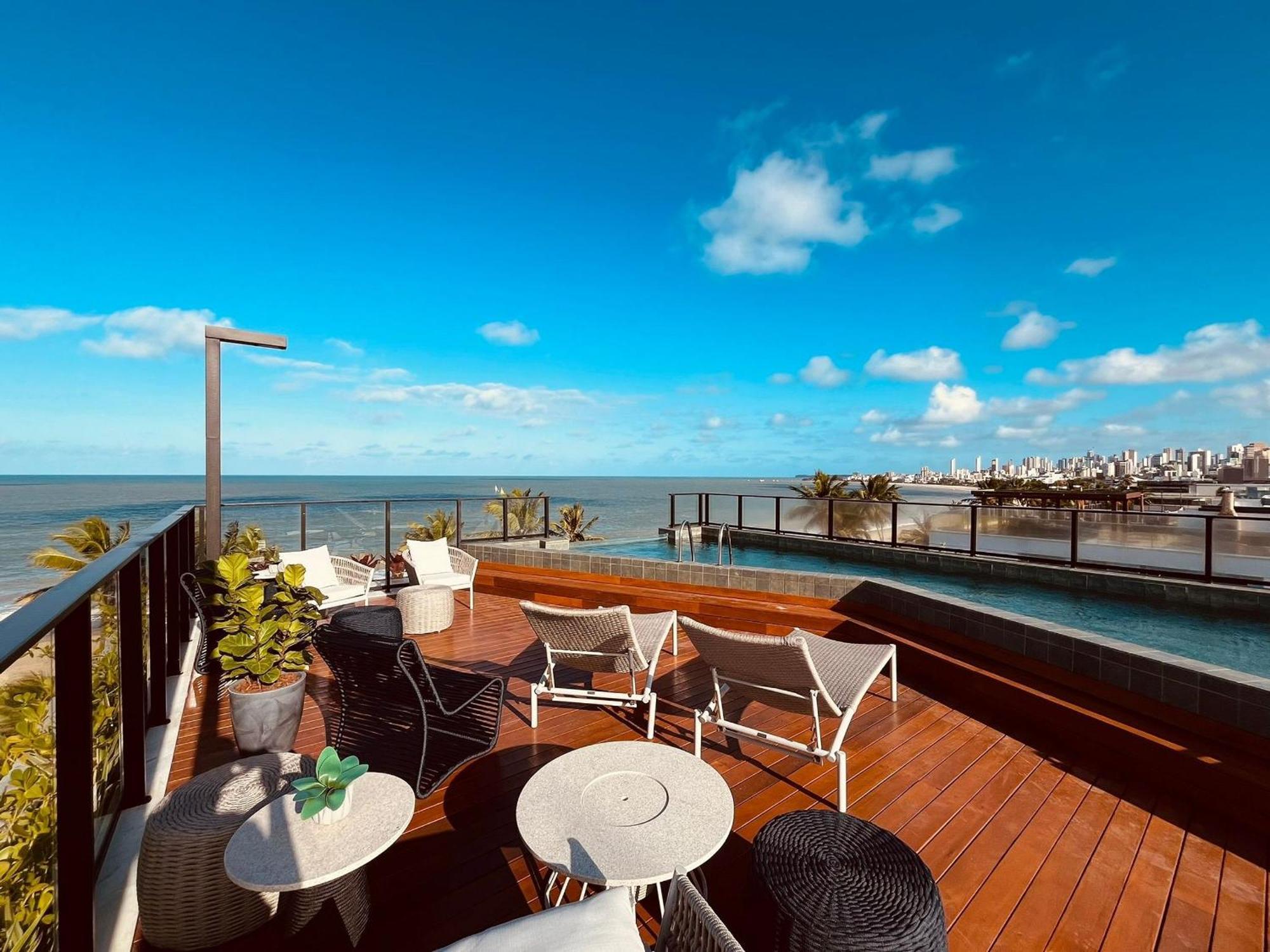 Aconchegante Com Vista O Mar. Bz 502 Apartamento